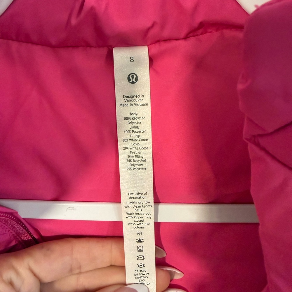 Lululemon Wunder Puff Cropped vest - Picture 3 of 5